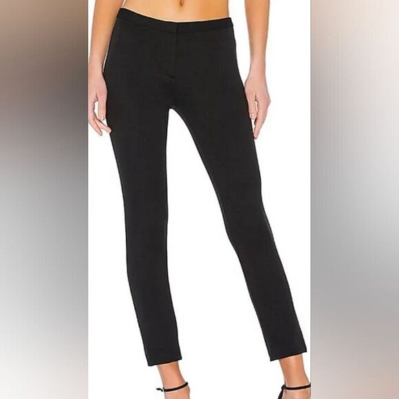 Theory Double Stretch Classic Skinny Pant In Black Size 6 - Picture 1 of 7